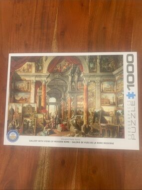 EuroGraphics 1000-Piece Puzzle – Gallery with Views of Modern Rome (Multi-Color)